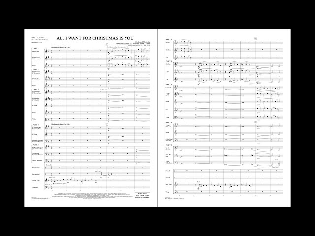 All I Want for Christmas Is You by Mariah Carey | Arr. Michael Brown