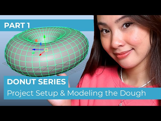 Part 1 Creating a Donut in Maya 2025 – Tutorial Series for Beginners