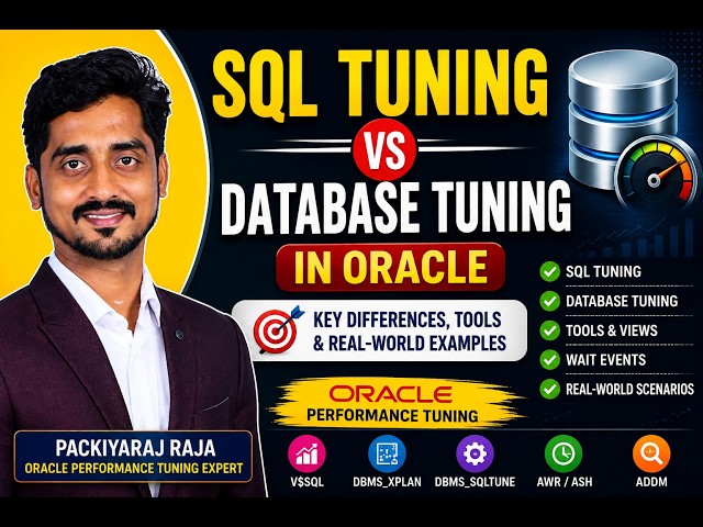 Oracle Performance Tuning: SQL Tuning vs Database Tuning Explained