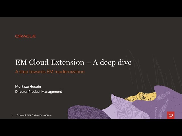 Enterprise Manager Cloud Extension: A Deep Dive
