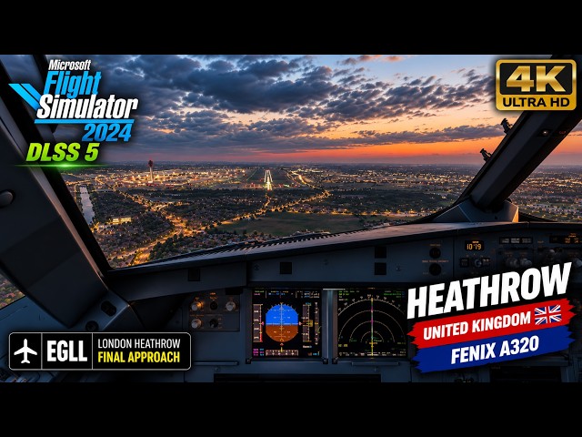 🔥DLSS 5 Just Changed MSFS 2024… Heathrow Looks REAL! 😱