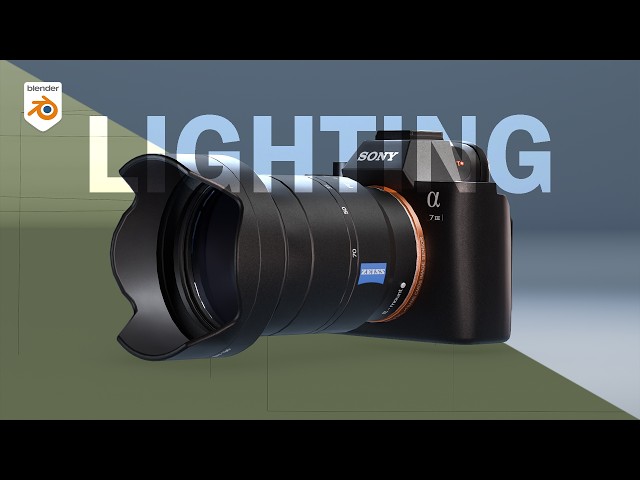 Studio Lighting Setup Blender | #blender #lighting