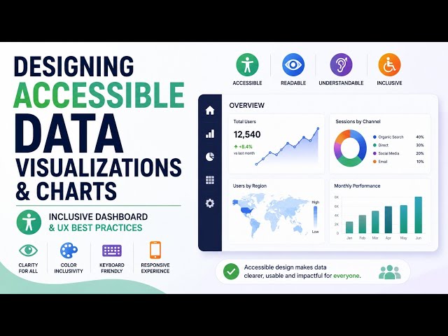 Designing Accessible Data Visualizations & Charts | Inclusive Dashboard & UX Best Practices | Uplatz