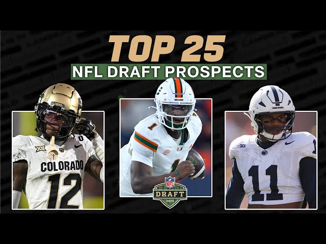 Top 25 Prospects in the 2025 NFL Draft