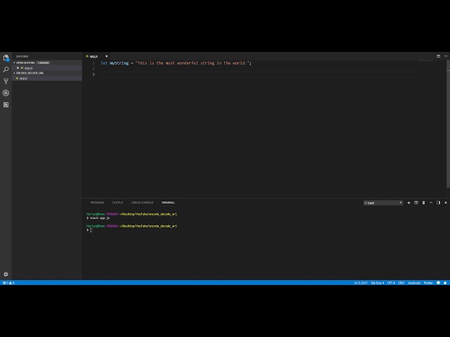 How to encode and decode a url string in node.js