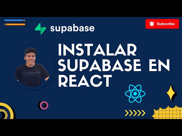 Instalando supabase en React | Alternativa a Firebase
