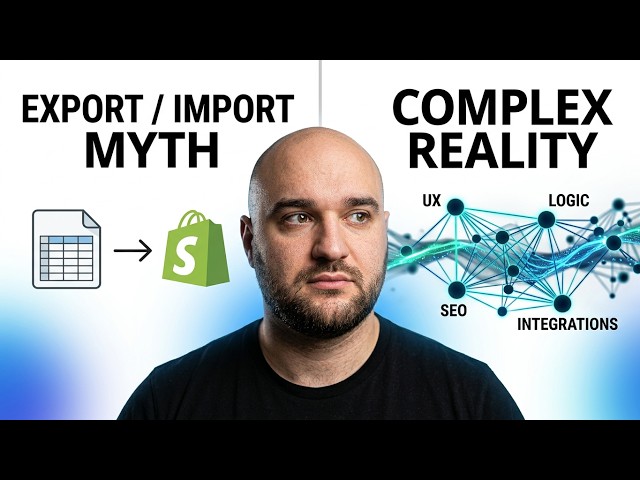 Ecommerce Replatforming to Shopify: Why It's Never Just Export and Import (Agency Breakdown)