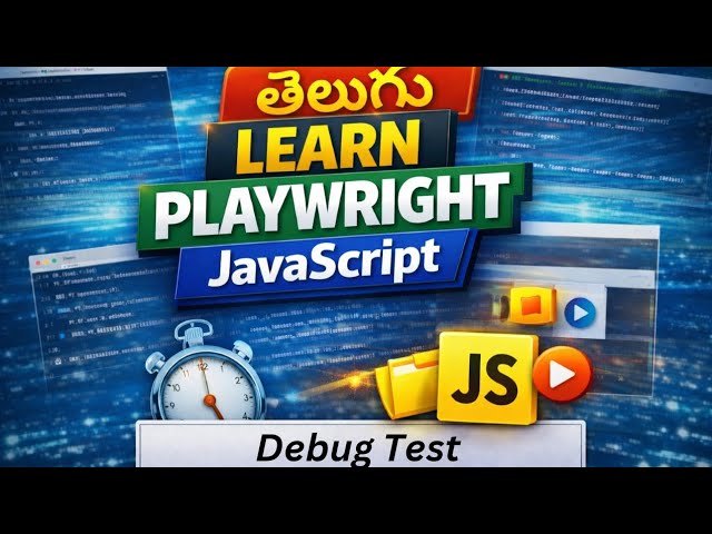 Debug Playwright Test | Playwright JavaScript Telugu