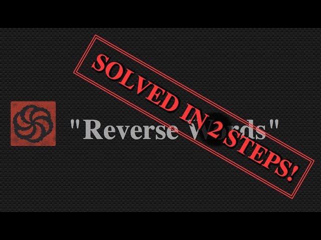 codewars javascript - Reverse Words - SOLVED IN 2 EASY STEPS!