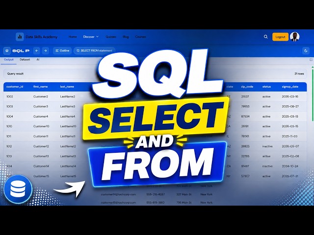 SQL SELECT and FROM Clause