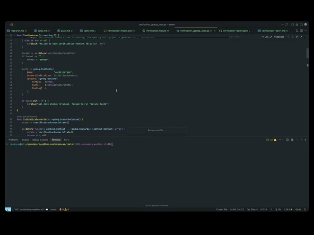 BDD Testing using spec-kit