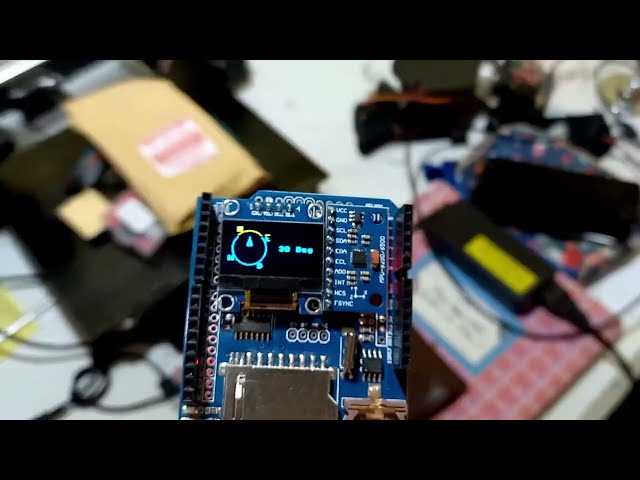 Free Code Arduino Project Compass using SSD1306 OLED & MPU9250 Magnetometer