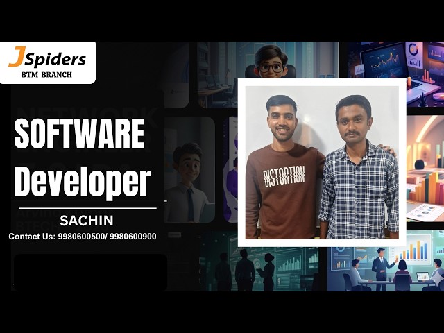 Congratulations SACHIN | Software Developer Placement Success 🚀 | Your Dream Job Starts Here