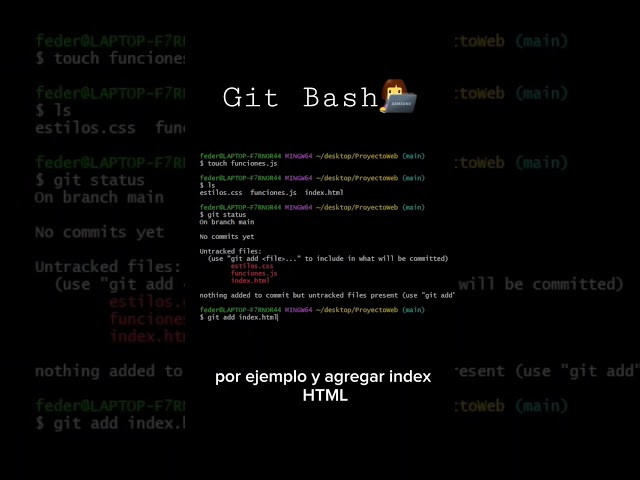 Aprende Git Bash