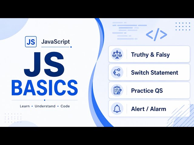 JavaScript Truthy vs Falsy + Switch 🔥 | Easy Explanation #programming #coding #javascript 