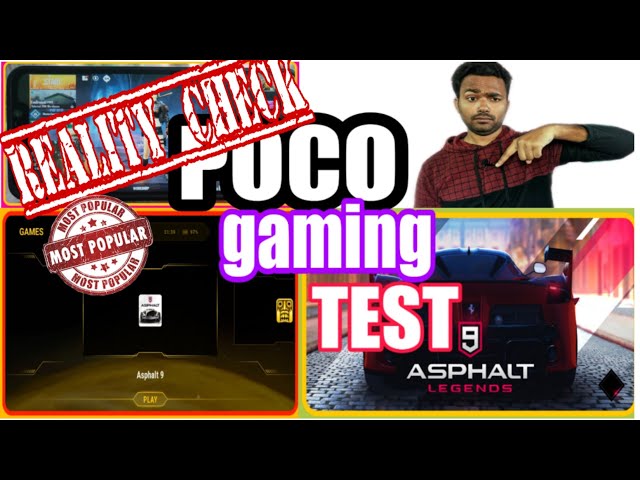 POCO F1 GAMING REVIEW  | WITH FPS | PUBG | ASPHALT 9 | DESI TECH | PRABHAKAR KARN