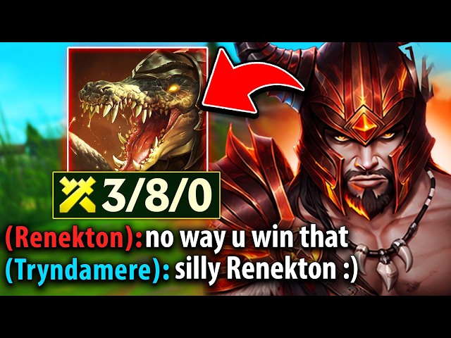 RANK 1 TRYND SHOWS YOU HOW TO BEAT RENEKTON IN THE TOP LANE