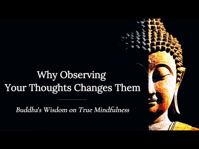 Why Observing Your Thoughts Changes Them — Buddha's Wisdom on True Mindfulness