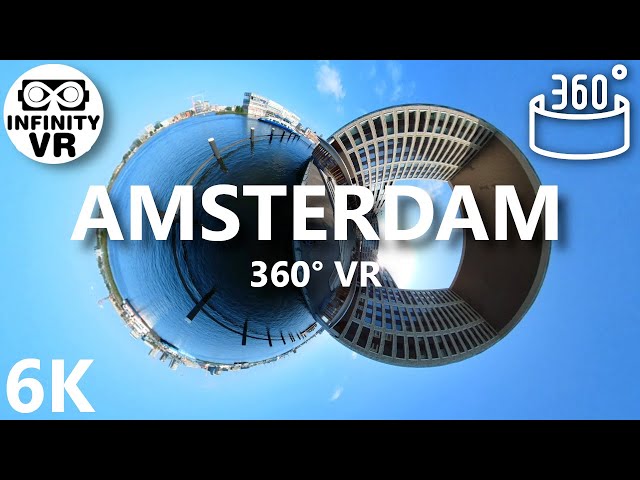 Amsterdam Centraal Open Air 360 VR Bike Ride | Things to do in Amsterdam
