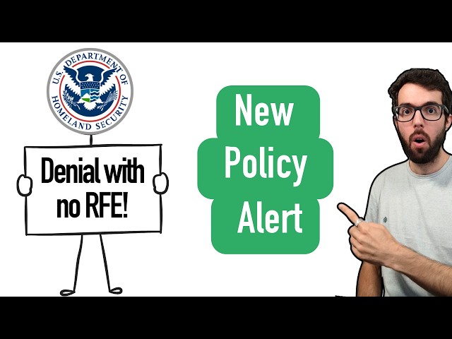 Change in Policy: Denials without Request for Evidence (RFE)