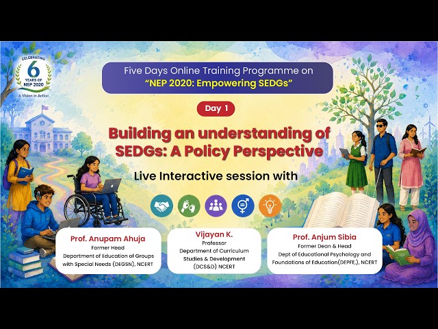 Day 1: Building an understanding of SEDGs: A Policy Perspective
