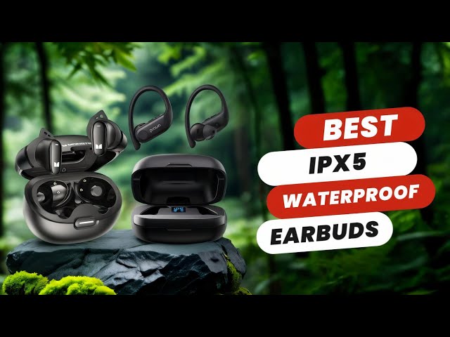 Top 5 Best IPX5 Waterproof Earbuds | Sweatproof & Durable Audio!