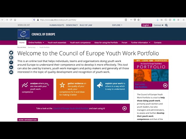 How to use the European Youth Workers Portfolio for self assessment of competences
