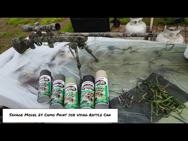 Savage Model 64 FXP Camo Paint Job