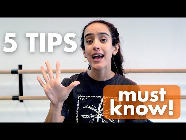5 Must Know Tips For Dancers