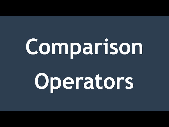 [ Learn PHP 5 In Arabic ] #14 - Comparison Operators