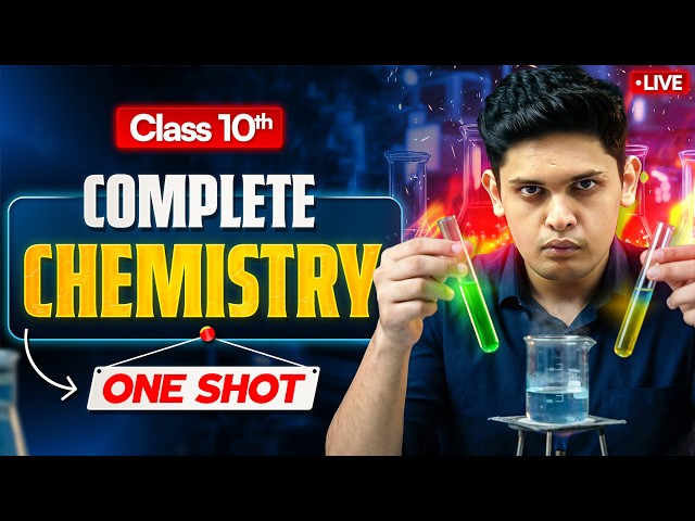 Class 10th Science - Complete Chemistry in One Shot🔥| Prashant Kirad