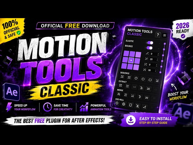 Motion Tools Classic FREE — Official Free Download | After Effects Plugin 2026