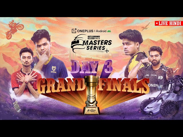 [HINDI] 2025 OnePlus Android BGMS Season 4 | Grand Finals - Day 3
