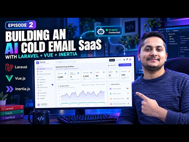Build an AI-Powered Cold Email System with Laravel, Vue.js & Inertia.js | Episode 2