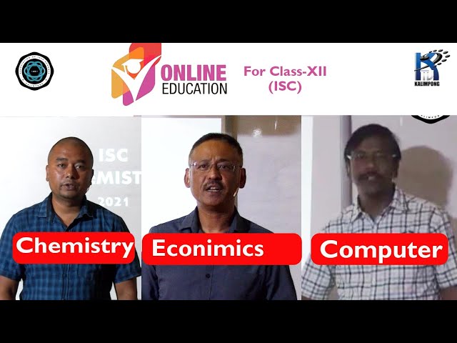 Online Education Classes for ISC Class-XII (Episode-2) Subject: #Chemistry #Economics #Computer Sci.