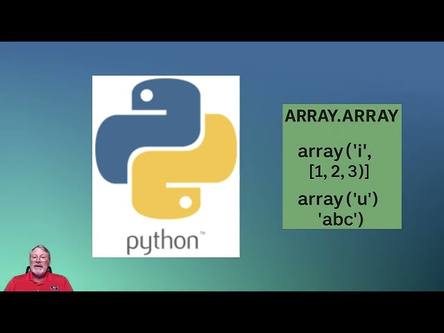 Python data types: array array