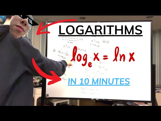 Logarithms 101: EVERYTHING IN 10 MINUTES