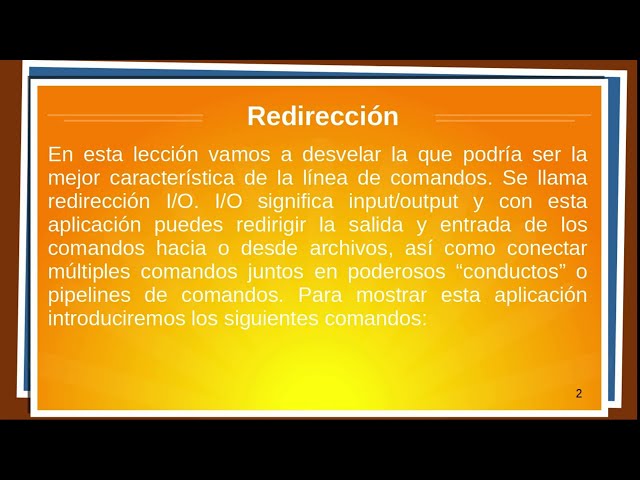 Aprende Terminal de Linux desde cero, video 07, Redireccionamiento