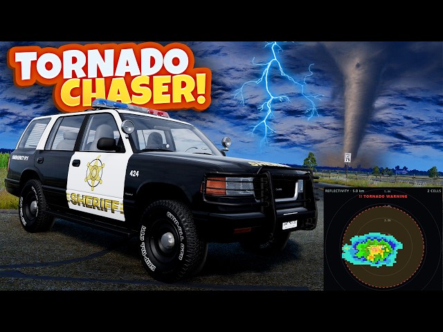 I Used a RADAR to Chase Tornadoes in BeamNG Drive!