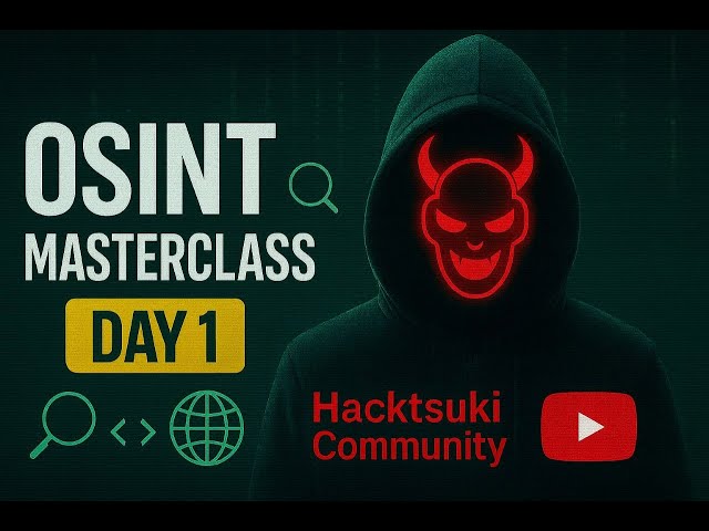 OSINT Masterclass Day 1 Secrets Investigators Don’t Tell You.