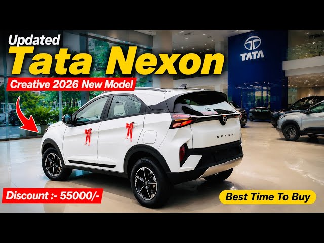 Updated✅ Tata Nexon Creative 2026 New Model GST Price On Road Features Discount All Details 