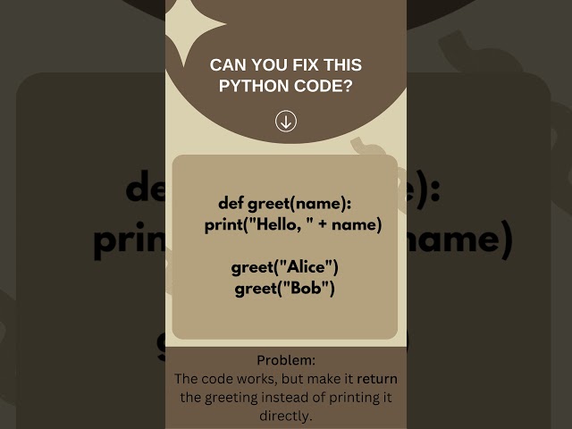 Python Return vs Print—Can You Fix This in 24 hour? ⌛