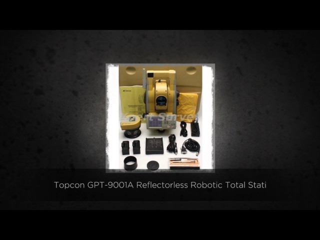 Topcon GPT-9001A Reflectorless Robotic Total Station