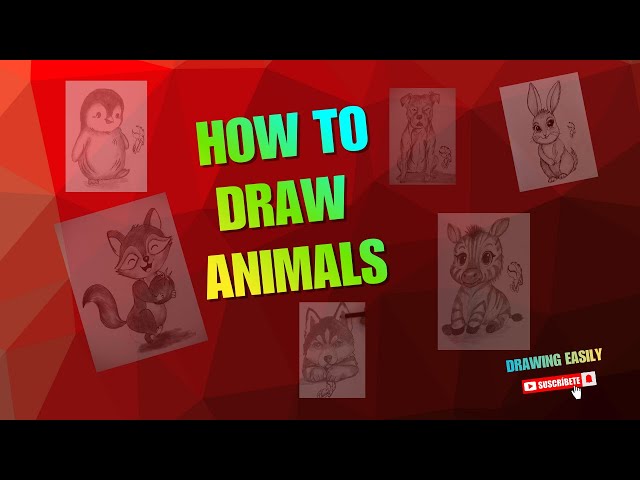 How to draw animals  #art #drawing