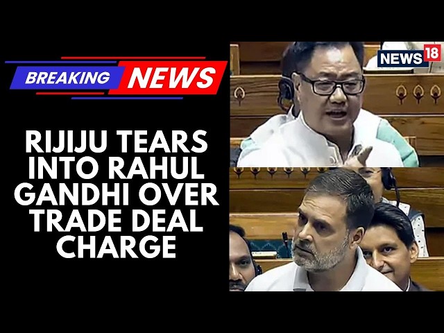 Parliament Budget Session 2026: Rijiju Counters Rahul Gandhi's Charges, Says 'Nobody Can Sell India'