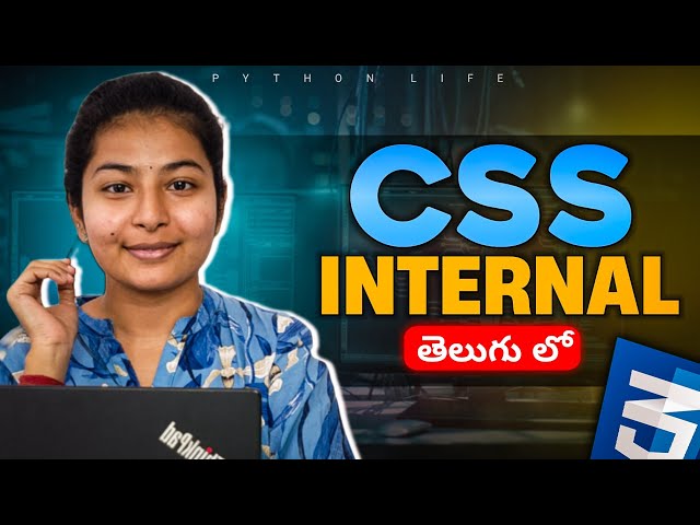 Internal css in Telugu 