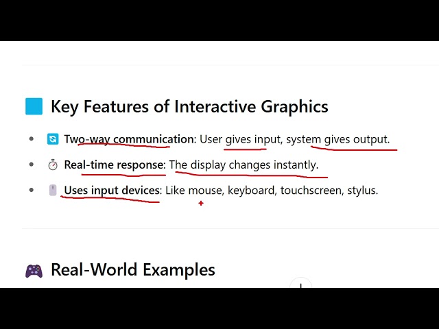 What Are Interactive Graphics