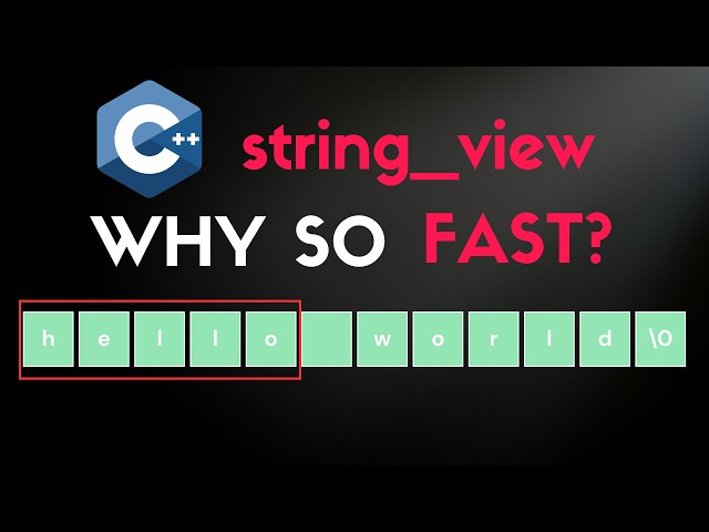 Why std::string_view Is So Much Faster Than std::string