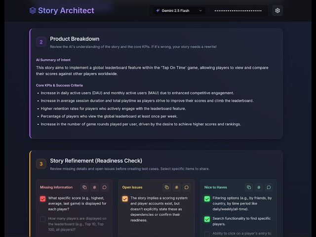 Story Architect demo