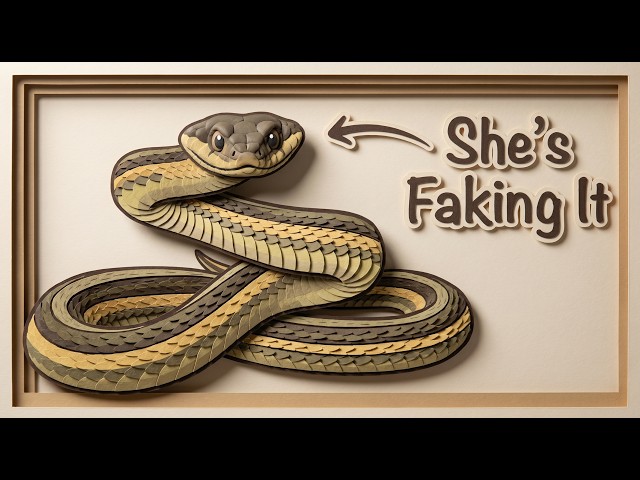This Garden Snake Is Faking It
